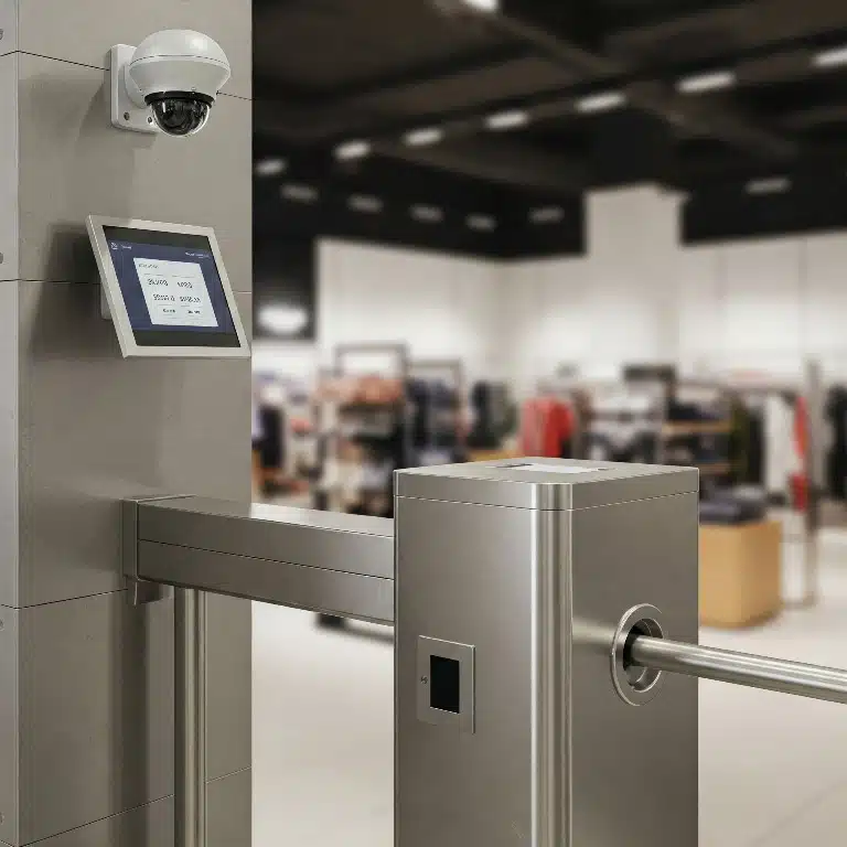 گیت به همراه دستگاه حضور و غیاب تشخیص چهره