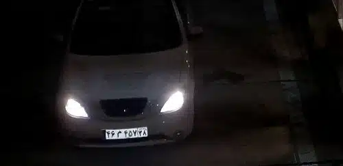 تصاویر ضبط شده توسط دوربین پلاک خوان