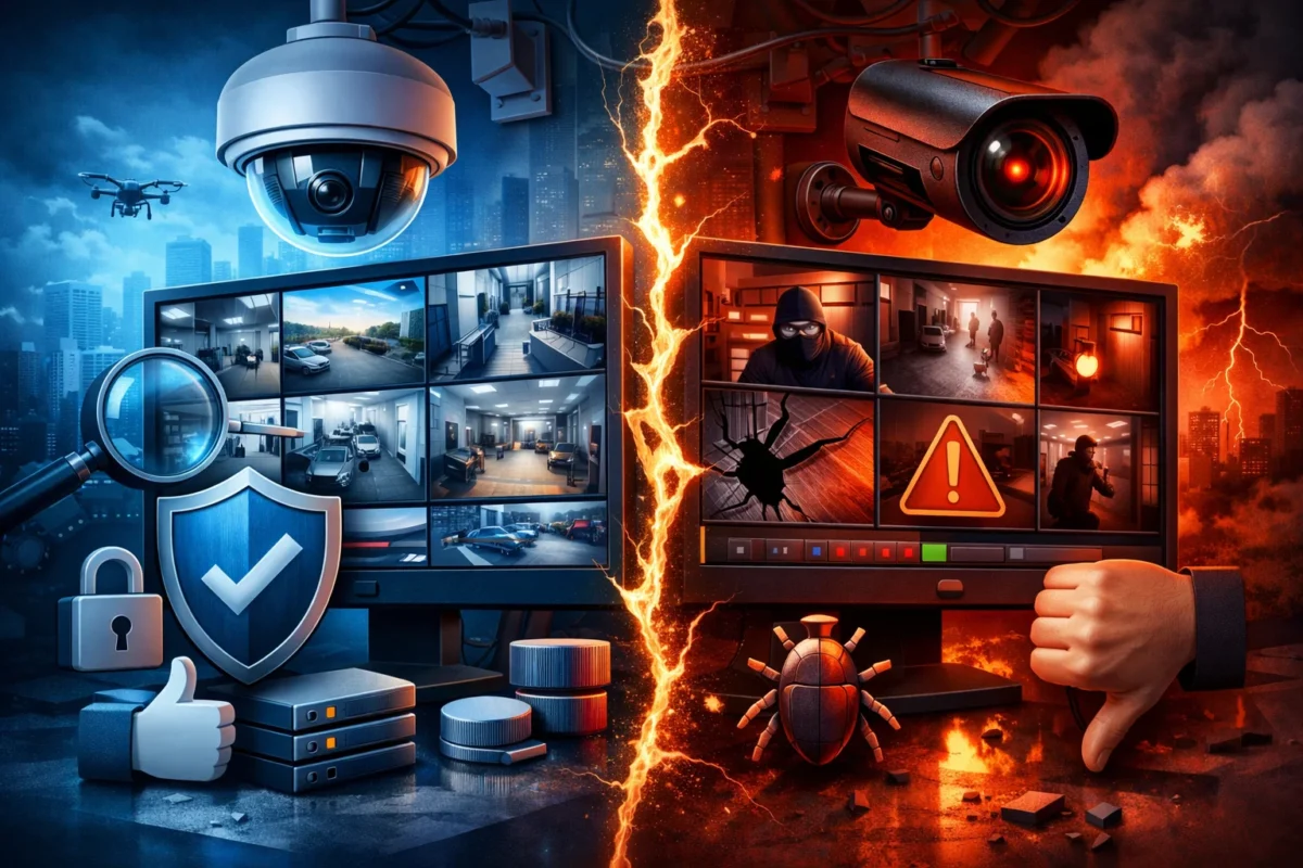 مزایا و معایب نرم افزار نظارت تصویری