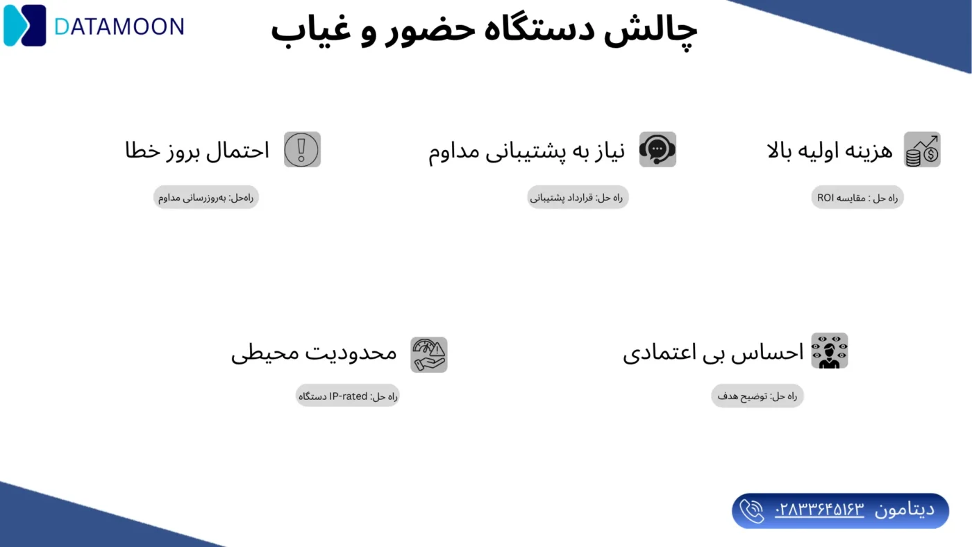 چالش دستگاه حضور و غیاب